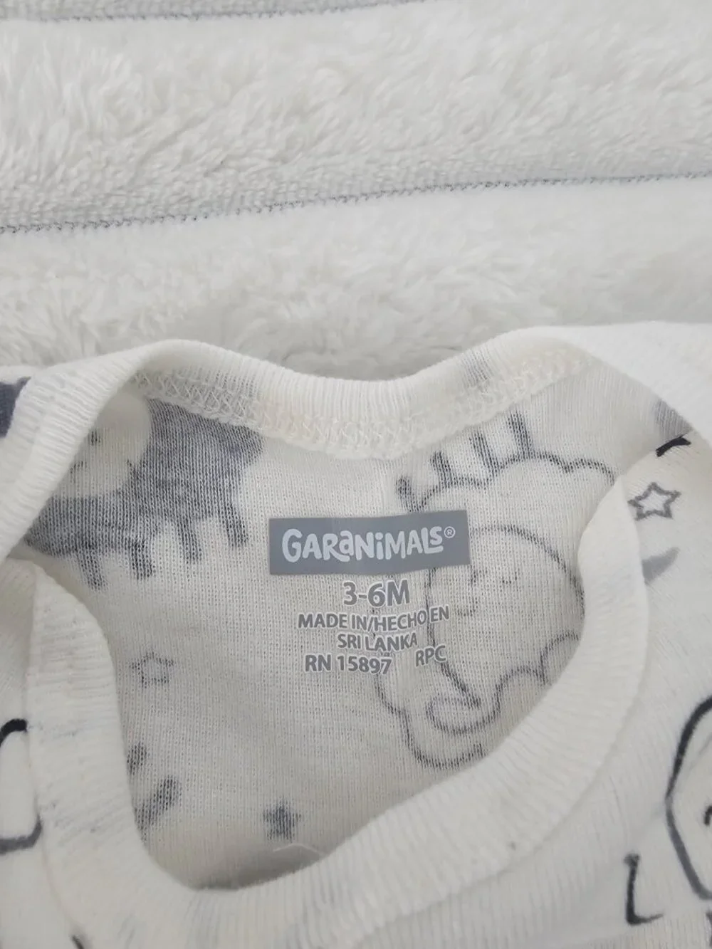 Garanimals Sheep Sleep Night Gown 3-6 Months- New Without Tags